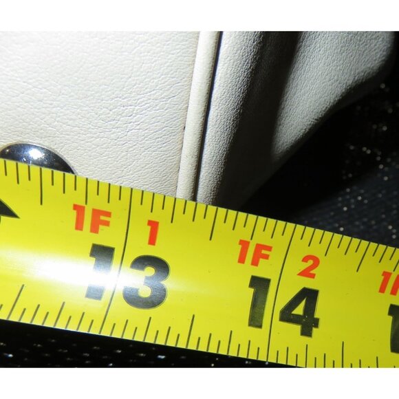 Coach Legacy Candace Leather Carryall Cream Zebra Print Satchel Handbag 23409 - Picture 14 of 16